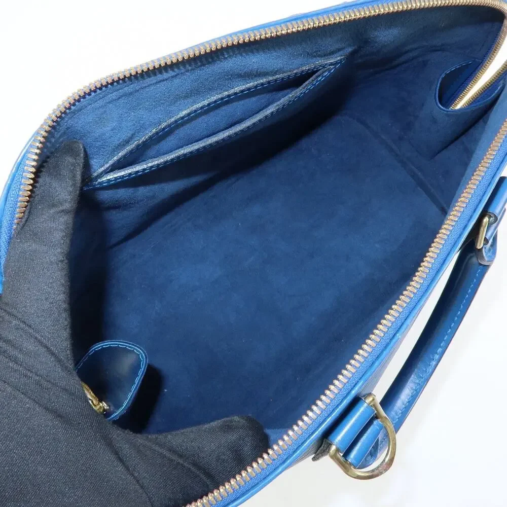 Louis Vuitton Epi Leather Alma Handbag Blue
